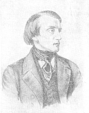 В. Г. Белинский. Автолитография К. А. Горбунова. 1843.