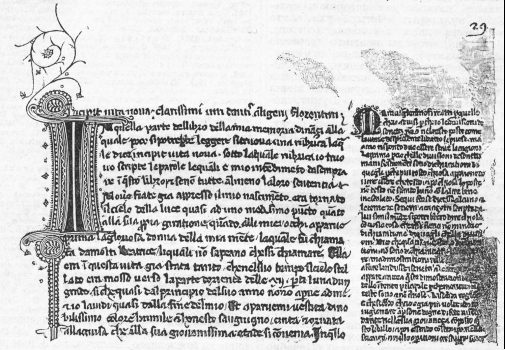 �������� ������������� �������� (�Vita nuova� �����)