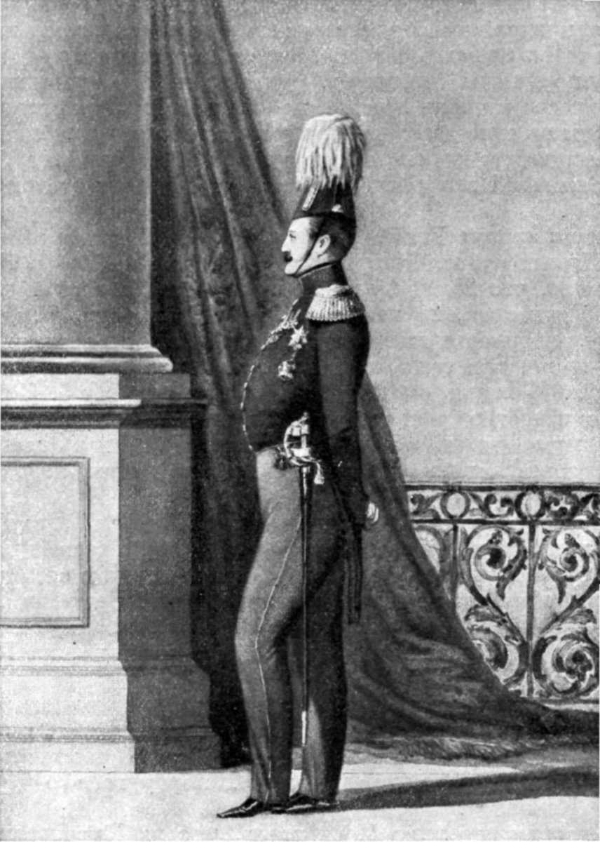 НИКОЛАЙ I. Акварель К. П. Брюллова, конец 1840-х гг.