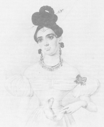 А. Д. Абамелек. Акварель А. П. Брюллова, 1832—1835 гг.