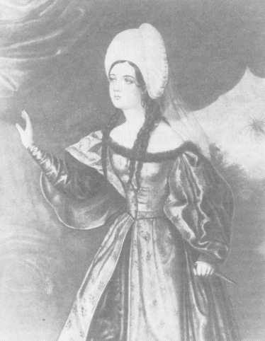 А. Д. Абамелек в костюме Заремы. Портрет неизвестного художника. 1831 г.