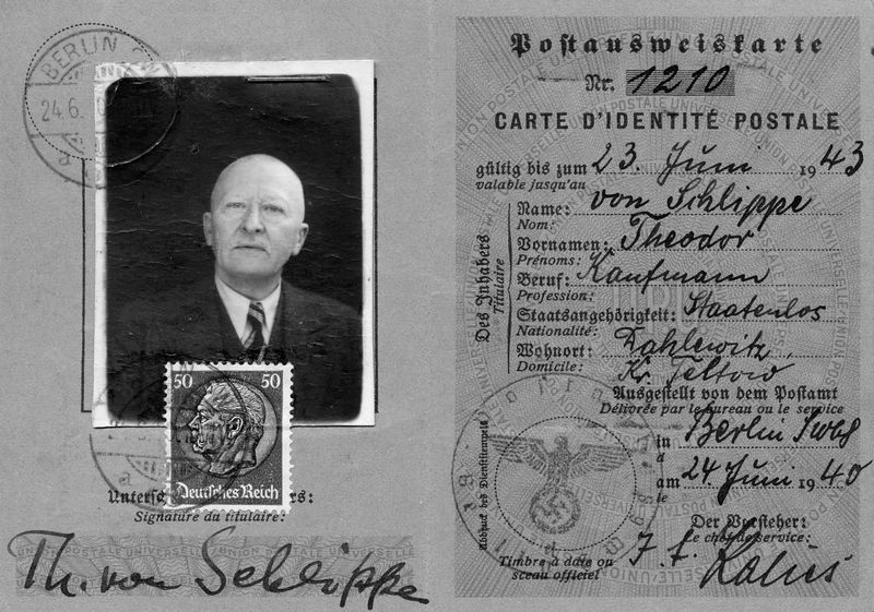 Postausweis  ()  . ,  1940 . ( 3 )