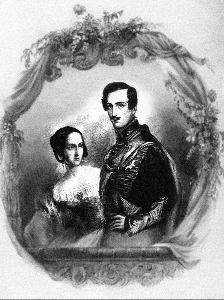 Великая Княгиня Мария Николаевна и герцог Максимиллиан Лейхтенбергский