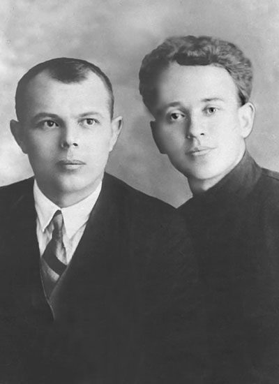 Василий Кудашев и Михаил Шолохов. 1920-е гг.