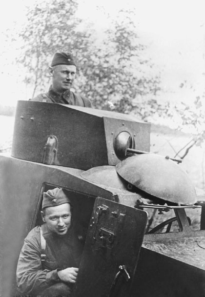 М. Шолохов и А. Фадеев. Западный фронт. 4 сентября 1941 г.